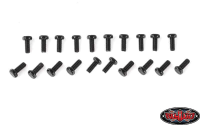 RC4WD Scale Hex Head Bolts (M2.5x6mm) (Black) (20)