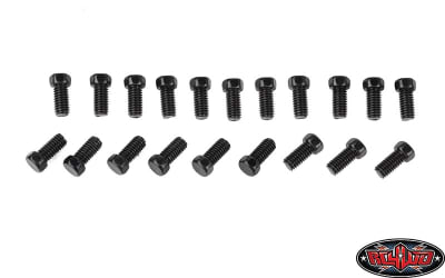 RC4WD Scale Hex Head Bolts (M3x6mm) (Black) (20)