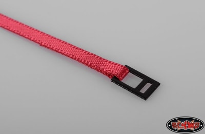 RC4WD Red Tie Down Strap with Metal Latch