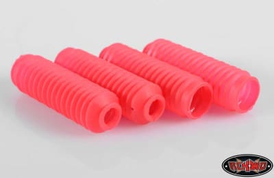 RC4WD Super Scale Shock Boots (Red) (4)