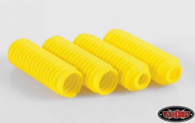 RC4WD Super Scale Shock Boots (Yellow) (4)