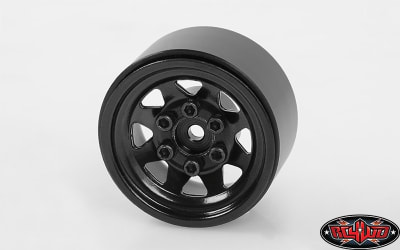 RC4WD Stamped Steel 1.0" Stock Beadlock Wheels (Black) (4)