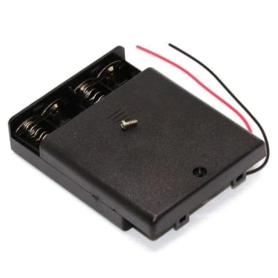 4 AA Battery Holder with Sliding Switch (no connector)