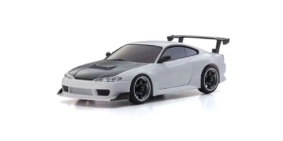 SCRATCH & DENT Kyosho MINI-Z AWD Nissan Silvia S15 w GT Wing - White