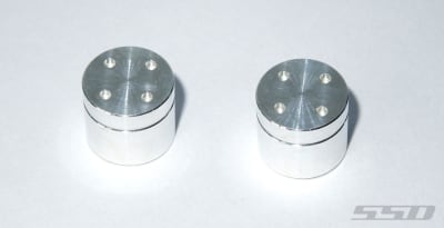 SSD RC M5 Locking Hubs (Silver) (2)