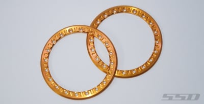 SSD RC 2.2'' Gold Aluminum Beadlock Rings (2)