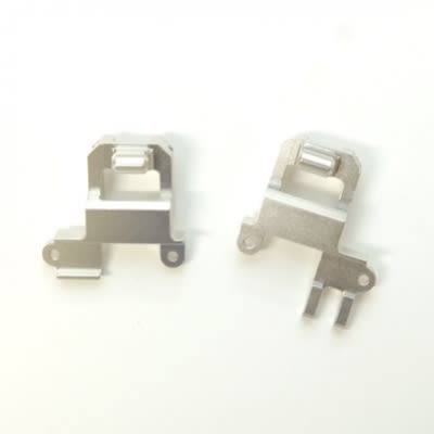 STRC Aluminum Front Shock Tower / Panhard Mount (1 Pair) TRX-4 (Silver)