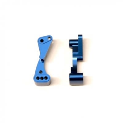 STRC Aluminum Wheelie Bar Mount for Associated DR10 - Blue