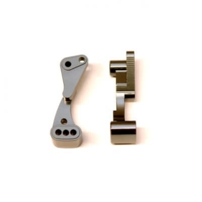 STRC Aluminum Wheelie Bar Mount for Associated DR10 - Gun Metal