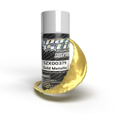 Spaz Stix Gold Metallic Aerosol Paint 3.5oz