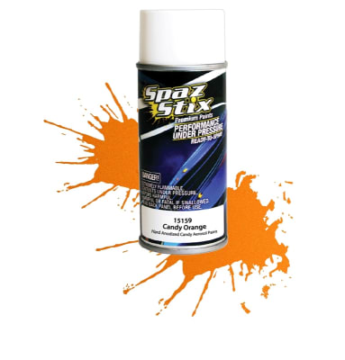 Spaz Stix Candy Orange Aerosol Paint 3.5oz