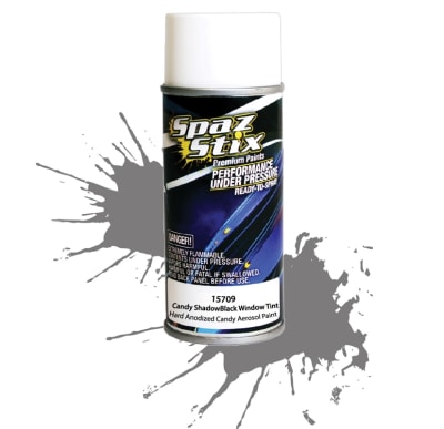 Spaz Stix Candy Black / Window Tint / Shadow Tint Aerosol Paint 3.5oz