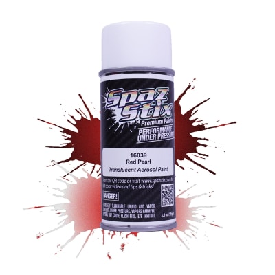 Spaz Stix Red Pearl Aerosol Paint 3.5oz