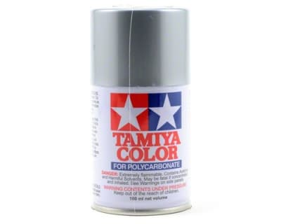 Tamiya Polycarbonate PS-48 Semi-Gloss Silver Anodized Aluminum 100ml Spray