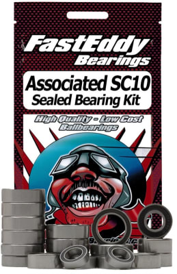 Fast Eddy Bearings Associated SC10 2WD Sealed Bearing Kit