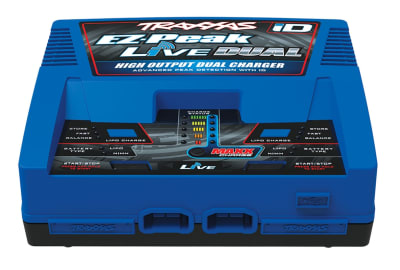 Traxxas EZ-Peak Live Dual 200W NiMH/LiPo AC Charger w/iD Auto
