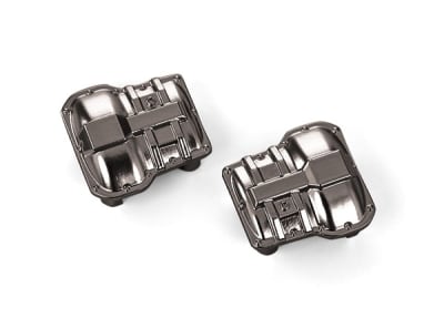 Traxxas Differential cover, front or rear (black chrome), TRX-4M (2)