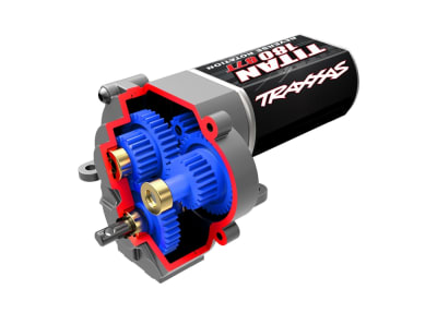 Traxxas Transmission, complete with motor (speed gearing), TRX-4M