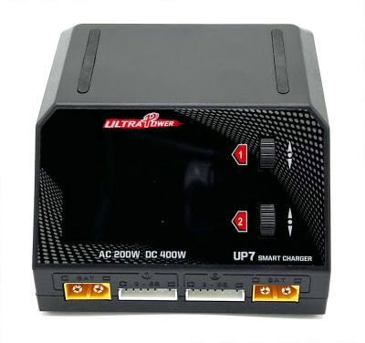 Ultra Power UP7 200W / 400W Dual Port Multi Chemistry AC / DC Charger