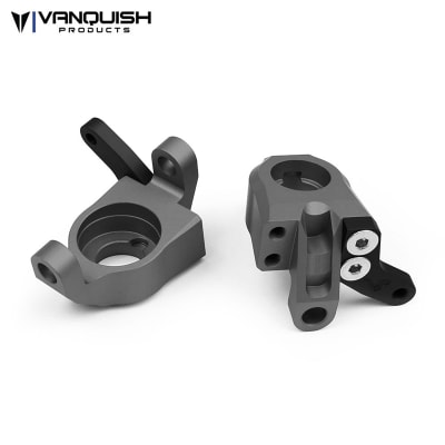 Vanquish Products Axial AR60 Knuckles Grey Anodized
