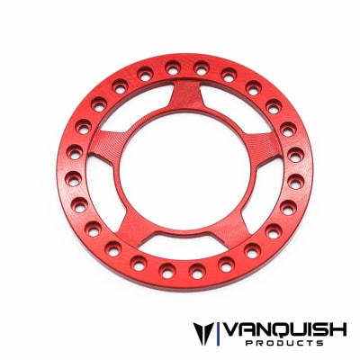 Vanquish Products 1.9" Spyder Beadlock Ring Red Anodized (1)
