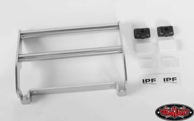 RC4WD Cowboy Front Grille Guard W/Lights for Traxxas TRX-4 '79 Bronco Ranger XLT (Silver)