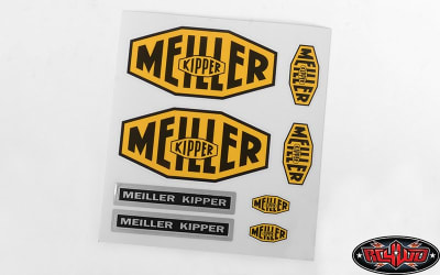 RC4WD Meiller Kipper Decal Set for Mercedes-Benz Arocs 3348 6x4 Tipper Truck