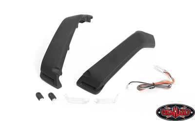 RC4WD Front Fender Flare Set with Lights and LED Lighting System for Axial 1/10 SCX 10 III Jeep JLU Wrangler