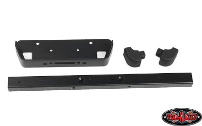 RC4WD Classic Front Winch Bumper for RC4WD Gelande II 2015 Land Rover Defender D90 (Black)