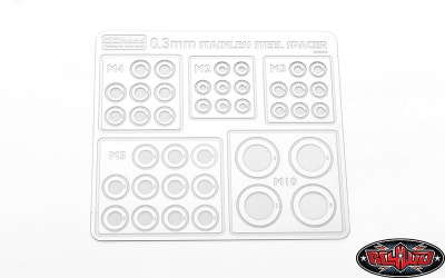 RC4WD Stainless Steel 0.3mm Shim Assortment