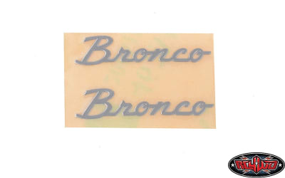 RC4WD Body Decals for Traxxas TRX-4 2021 Ford Bronco (Silver)