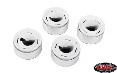 RC4WD Analog 1.9'' Aluminum CAP Wheels (White) (4)