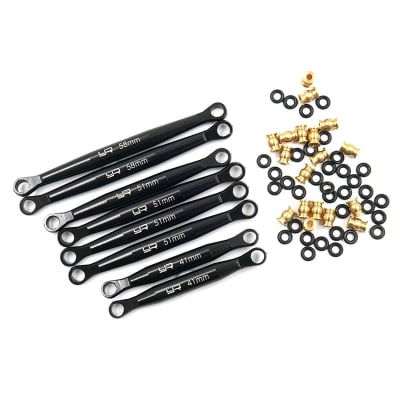 Yeah Racing Aluminum Link Set for Axial SCX24 C10 Jeep (133.7mm)