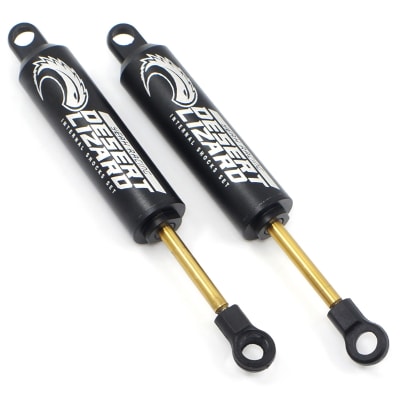 Yeah Racing 110mm Desert Lizard Two Stage Internal Spring Damper Pair (2) Black For Crawler