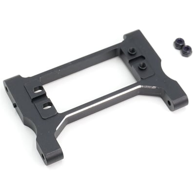 Yeah Racing Aluminum Servo Mount (Black) TRX-4