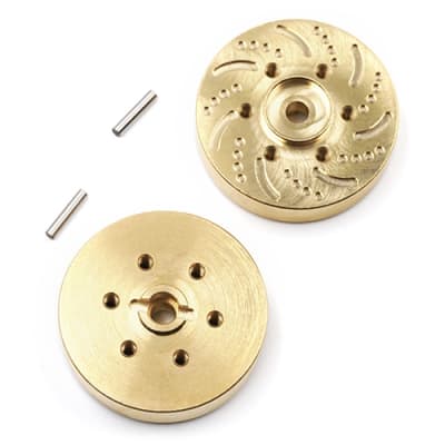 Yeah Racing Brass 53g Wheel Hubs 2pcs for VP - SSD - YR 1.9" Wheels