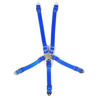 Yeah Racing Scale Accessory Safety Belt Blue For 1/10 RC Crawler