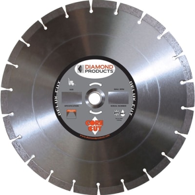 20806 12" Delux-cut Segmented Dry Walk Behind Diamond Blades DC1D GENERAL CONCRETE