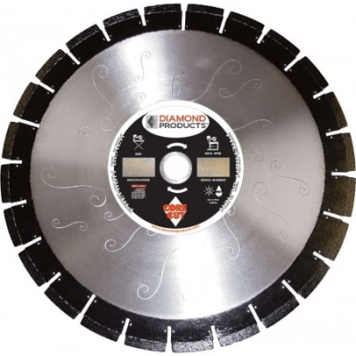 66667 Premium Black Silent Core Masonry Diamond Blades 24"x.140x1 DM87PSC