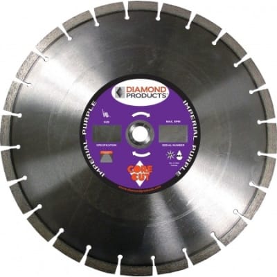 89306 12" Imperial Purple Segmented Dry Walk Behind Blades DC1I