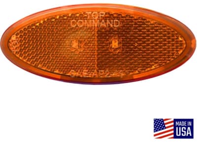 ELLIPTICAL COMMAND LED CLEARANCE LIGHT AMBER, 003-52A