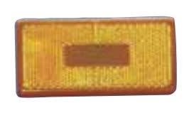COMMAND RECTANGULAR CLEARANCE SQUARE CORNER AMBER LENS ONLY, 89-181A