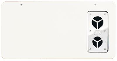 The Suburban 6258APW is a white exterior access door designed for use with Suburban SF Series propane furnaces in RVs. It allows for convenient installation and servicing of the furnace from the exterior of the vehicle.