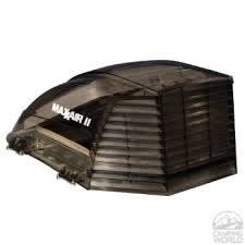 The Maxxair 00-933083 (also known as the Maxxair II) is a smoke-tinted RV roof vent cover designed for year-round ventilation and protection against the elements.