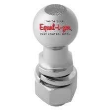 EQUALIZER HITCH BALL 2" WITH 1-1/4" SHANK DIA 8K RATED, 91-00-6080