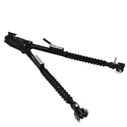 The Blue Ox Acclaim Tow Bar BX4330 is a Class III, steel-constructed tow bar rated to tow vehicles up to 5,000 lbs. It connects to your motorhome's 2-inch hitch ball and features self-aligning arms and non-binding levers for easy hookup and disconnect.