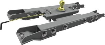 The B&W Turnoverball Gooseneck Hitch GNRK1020 is designed for 2020â€“2025 Chevrolet Silverado and GMC Sierra 2500 and 3500 HD trucks. A key feature of the Turnoverball is its ability to convert from a gooseneck hitch to a flat.