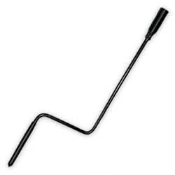 The BAL 23033 is a steel crank handle for operating stabilizer jacks on a lightweight trailer. It is made by BAL RV Products and can be used to replace the original crank handle.