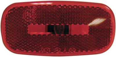 The V2549R is a red incandescent clearance and side marker light manufactured by Peterson Manufacturing. It is a popular choice for RV applications due to its reliable performance and easy bulb access.