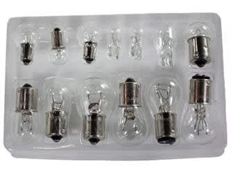 The Arcon 16796 is an emergency incandescent light bulb kit designed for use in RV, marine, and automotive applications. It contains a set of 13 assorted 12-volt bulbs for various interior and exterior lighting needs.